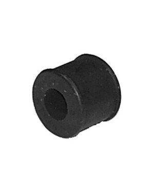 Rubber bearing, shock absorber